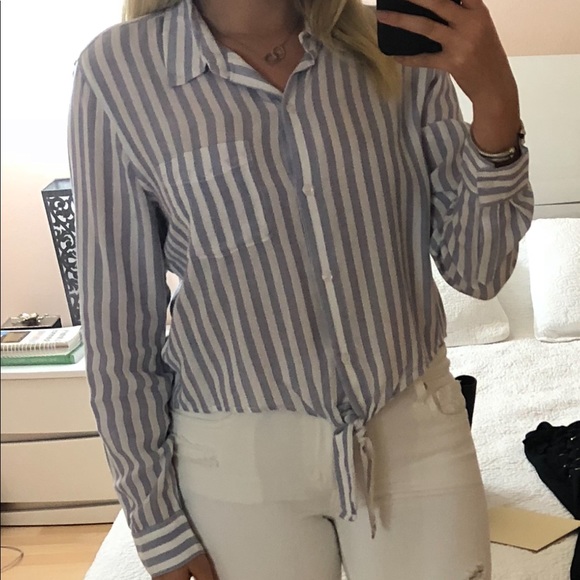 Rails Val Stripe Button Down Shirt - Picture 3 of 5